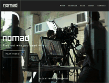 Tablet Screenshot of nomadfilmtv.com